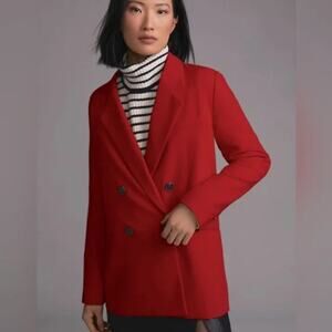 NWT Anthropologie Maeve Double-Breasted Blazer - Size 8